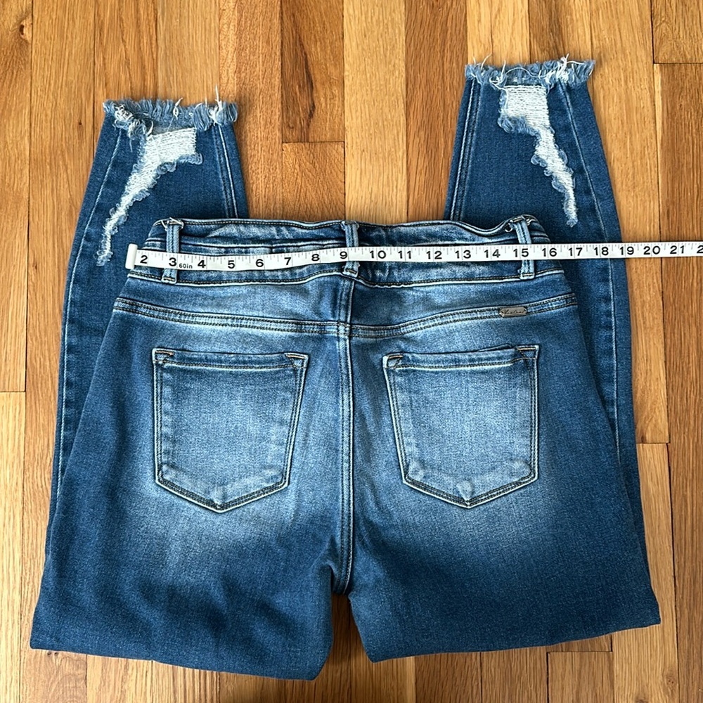 Kancan curvy mid rise ankle skinny jeans